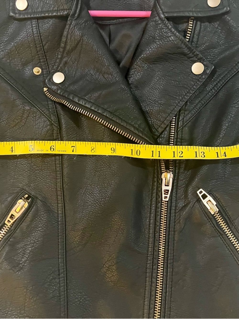 Blank NYC Faux Leather Moto Jacket-S-Black - Picture 4 of 8